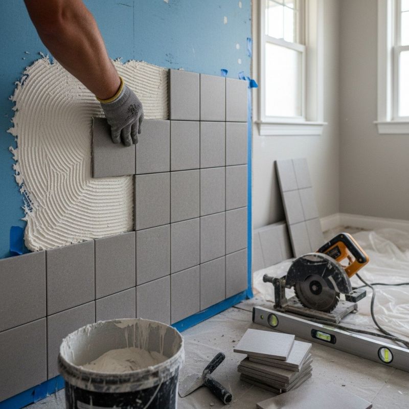Tile Shower Floor Installation in Denver County, CO